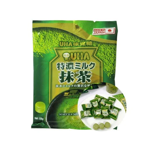 Kẹo sữa trà xanh UHA Tokuno